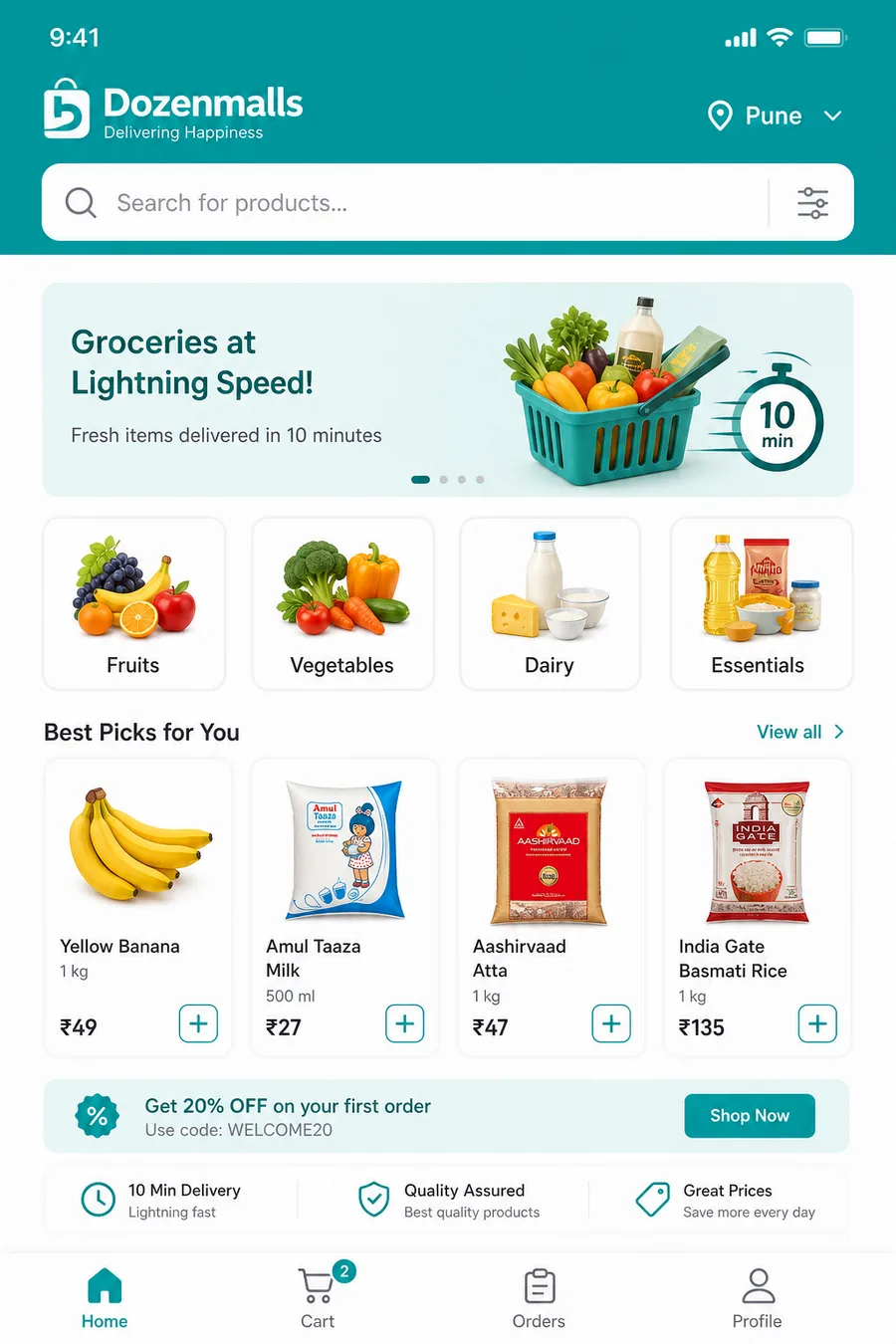 Dozenmalls (Founder) screen 1