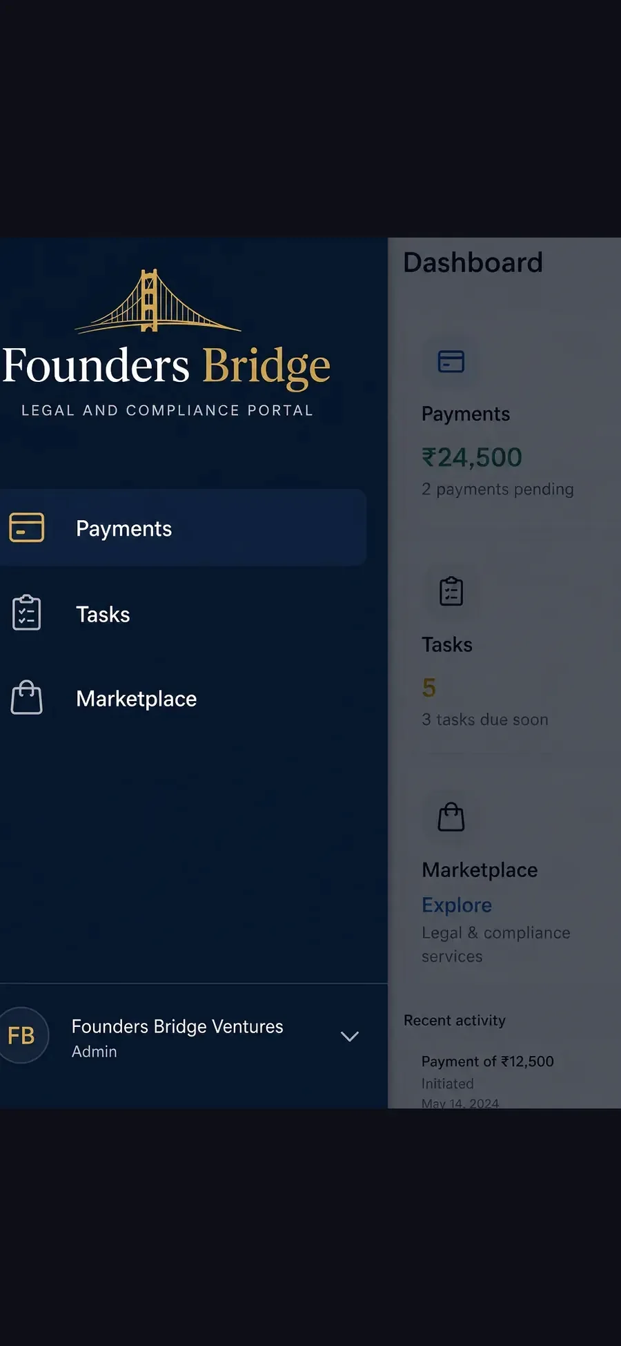 Founders Bridge screen 2
