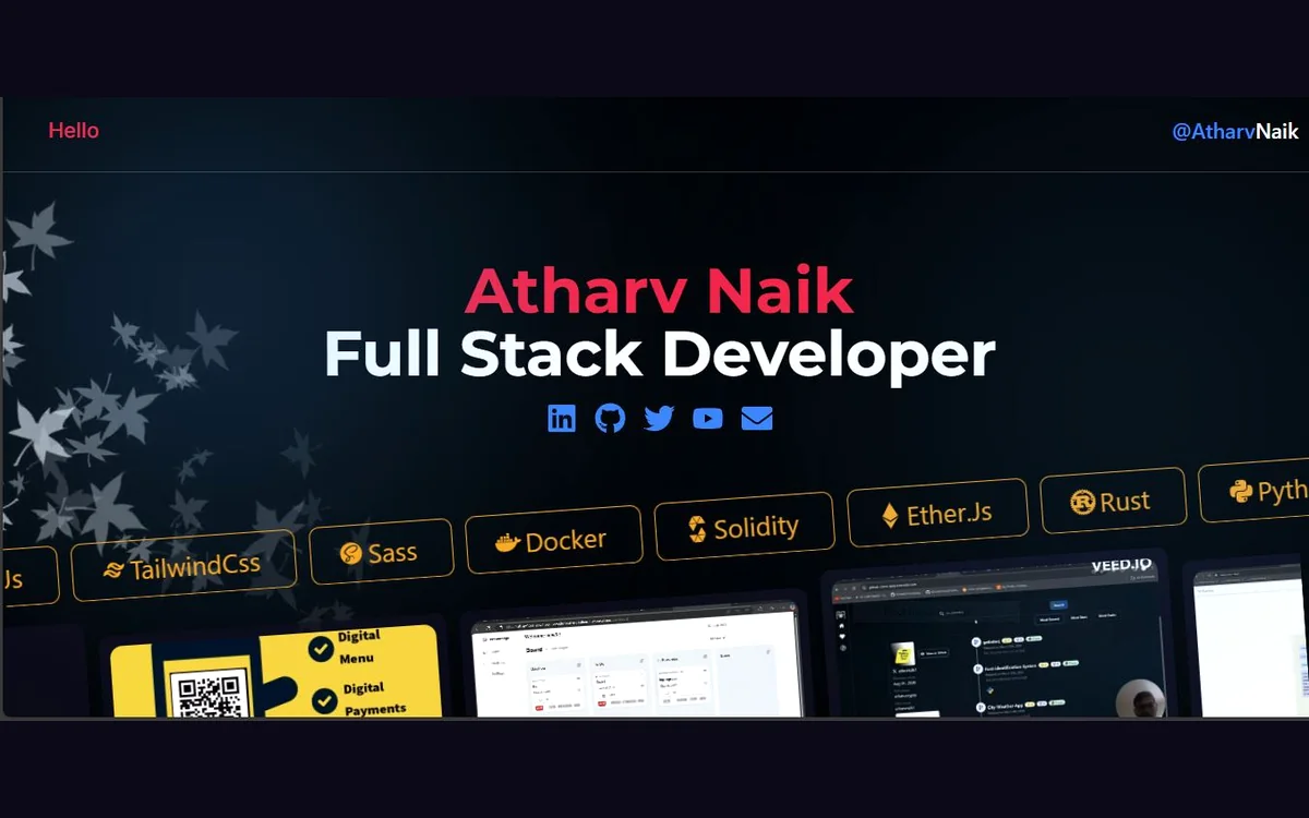 Atharv's Portfolio